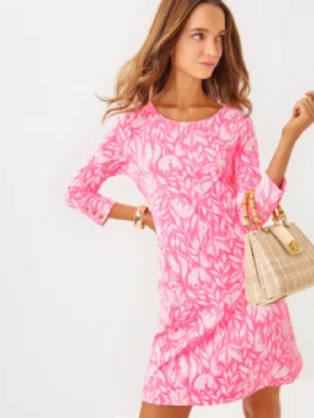Lilly Pulitzer UPF 50+ Solia ChillyLilly Rousseau Pink Tulip To Tango